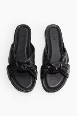 Sandalias de piel con nudo decorativo - H&m фото 5