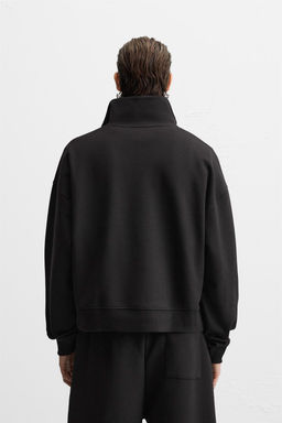 TECHNICAL QUARTER-ZIP SWEATSHIRT - Zara фото 3