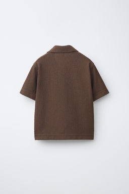 CAMISA TEXTURA R?STICA / Chocolate