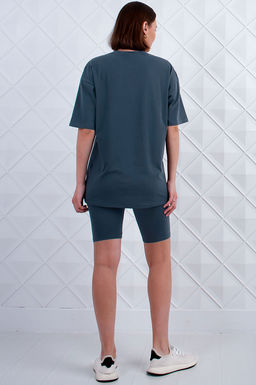 Арт. 5733 Костюм с велосипедками 42-50 (5 шт) Цвет:верх-хаки, низ-хаки