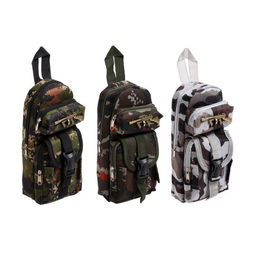 Пенал школьный Рюкзачок-милитари, на молнии, 2 отделения, МИКС