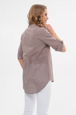 Рубашка М-479капучино