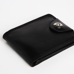 Портмоне мужское на магните, отдел для купюр, для карт, для монет, чёрное