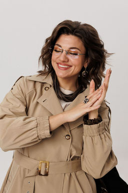 Плащ ANELLI 1419 карри