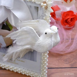 Голуби декоративные 2 штуки набор 21 см / SH8931 /уп 500/ Акция - Галеонтрейд фото 3