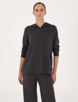 Antrasit Oversize Sweatshirt