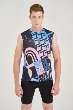 Майка трикотажная Черный