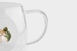 Кружка, 500 мл, стекло Б/металл, Тыква, Light pumpkin - Anna lafarg фото 4