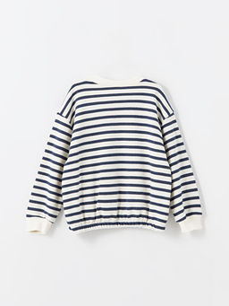 Bisiklet Yaka K?z ?ocuk Sweatshirt - Waikiki фото 2