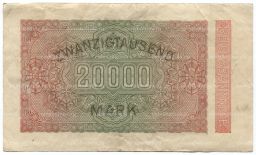 20000 марок 1923 года Германия