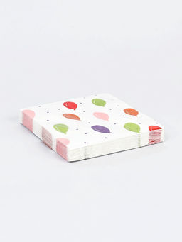 Цена за 2 шт. Салфетки бумажные трёхслойные «Шарики», 33×33 см, 20 шт.