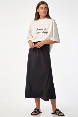 Юбка расклешенная с высокой талией - Fly фото 8