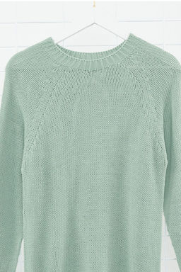 TRENDYOL MAN Kiremit Slim Fit Dar Kesim Bisiklet Yaka Reglan Kol Basic Triko Kazak TMNAW25KZ00000 - Trendyolmilla фото 15