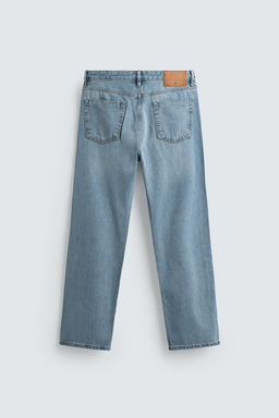 JEANS STRAIGHT ANKLE FIT ALGOD?N - LYOCELL / Azul claro - Zara фото 9