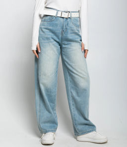 Джинсы #КТ5038 (1), голубой - Dommod фото 2