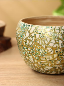 Ваза, 15×15×10.5 см, бамбук