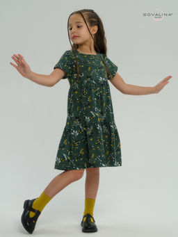 Платье Тия горчичные ветки