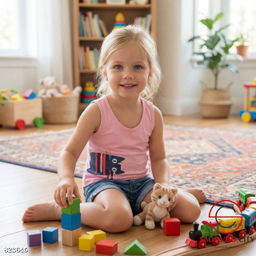 Майка для девочки с рисунком