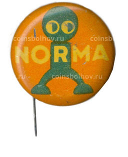 Значок рекламный Norma