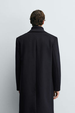 REGULAR FIT WOOL COAT - Zara фото 3