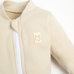 Комбинезон на молнии Крошка, Я BASIC LINE, рост 74-80 см, молочный - Крошка я фото 3