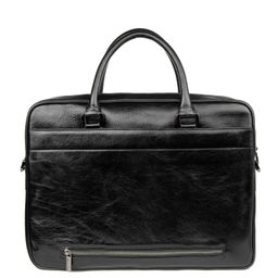 9501-1 black, Мужская кожаная сумка "тоут", Barcelo Biagi