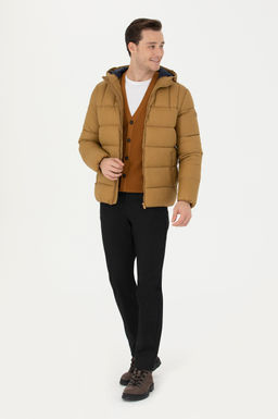 Мужское светлое пальто цвета хаки Неожиданная скидка в корзине - U.s. polo assn фото 11