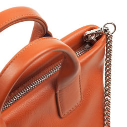 Итальянская миниатюрная женская сумочка DuDu Bags серии Ibiza | коричный - Dudubags фото 4