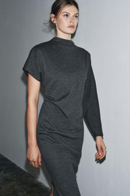 ASYMMETRIC LONG DRESS - Zara фото 7