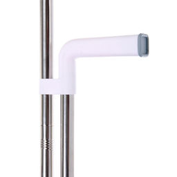 Набор для уборки, щетка для пола с совком "Профи" белый 8815