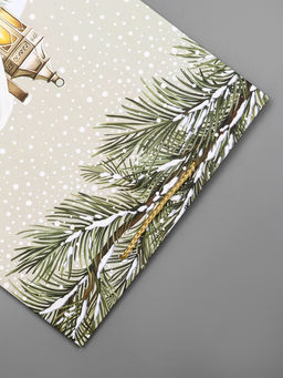 Цена за 2 шт. Пакет подарочный новогодний ламинированный, «Новогодний домик», 26×12×32 см