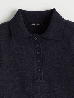 Polo Yaka Kad?n Triko Kazak