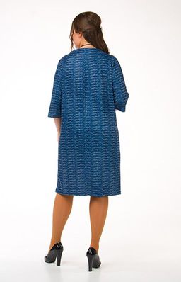 1857/1 платье из меланжевого трикотажа - Ckc collections фото 4