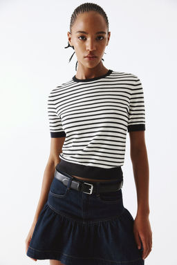 Camiseta de punto fino