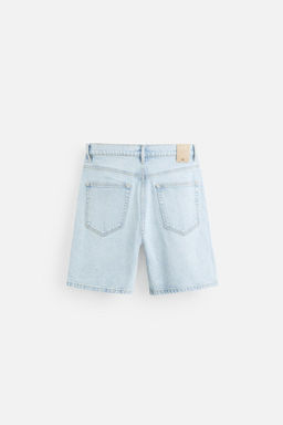 REGULAR FIT DENIM BERMUDA SHORTS - Zara фото 32
