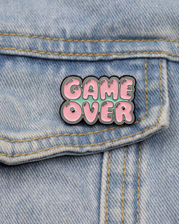 Металлический значок Game over 3*1,9 см - Krumpy фото 2