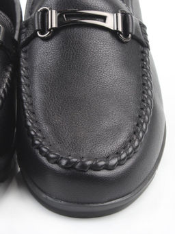 06-DYL121-1 BLACK Туфли женские (натуральная кожа)