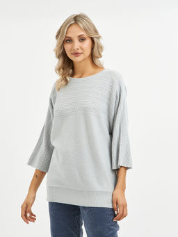 джемпер женский с коротким рукавом из шерсти - Glenfield фото 5