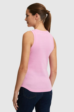 Kad_n Pembe Bisiklet Yaka Basic Ti__rt - U.s. polo assn фото 5