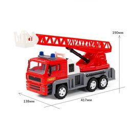 Машинка пожарная "Алмаз" 41см (88956) в коробке, Полесье