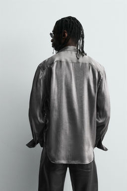 SHIMMER FLOWING SHIRT - Zara фото 3