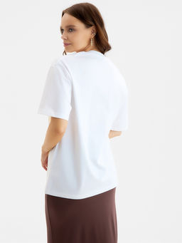 Футболка женская MIST Gold, размер 46, белая