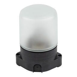 UWL-K01R 60W/E27 IP65 BLACK Светильник влагозащищенный под лампу Е27, для бань и саун, до +125С. Цвет корпуса черный. ТМ Uniel