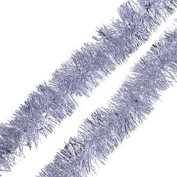 Мишура "Праздничная" серебро 2м.
