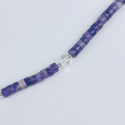 Держатель для телефона из Лепидолита и Горного Хрусталя - Радуга самоцветов фото 4