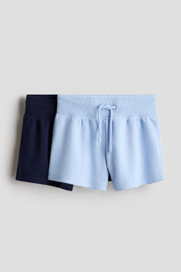 Pack de 2 pantalones cortos en tejido sudadera - H&m фото 3
