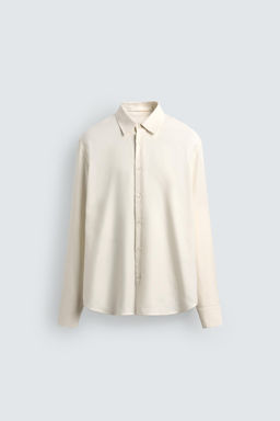 COTTON AND WOOL SHIRT - Zara фото 8