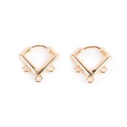 Zlatka Швензы FMK-H20 15 x 15 мм 5 х 2 шт 02 под золото