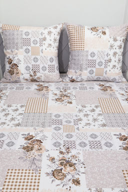 Простыня на резинке перкаль Коллаж