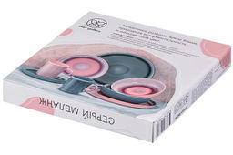 Тарелка 18,5*18,5*2,3 см Серый меланж с бортиком, NEW BONE CHINA - Elan gallery фото 8